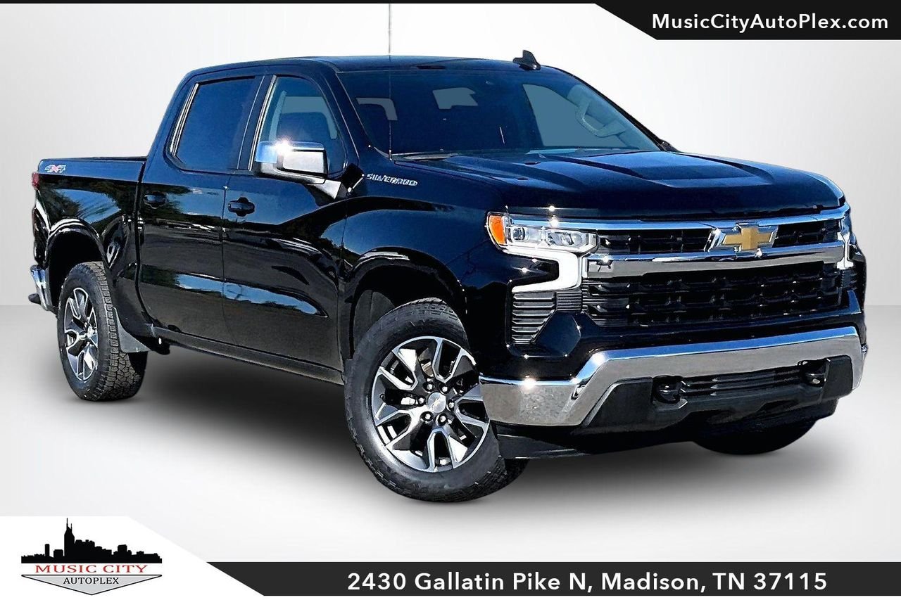 Used 2023 Black Chevrolet 4WD Crew Cab Short Bed LT with 2FL image 1