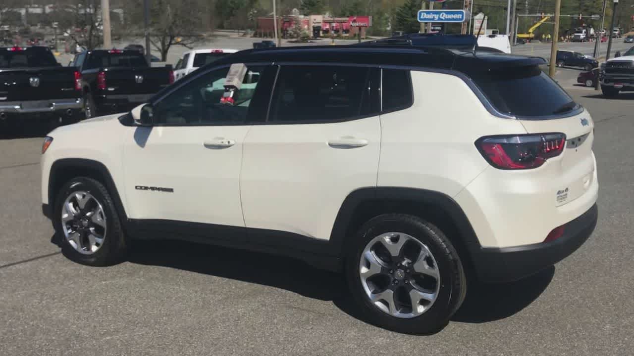 Used 2021 Pearl White Tri-Coat Jeep Limited image 6