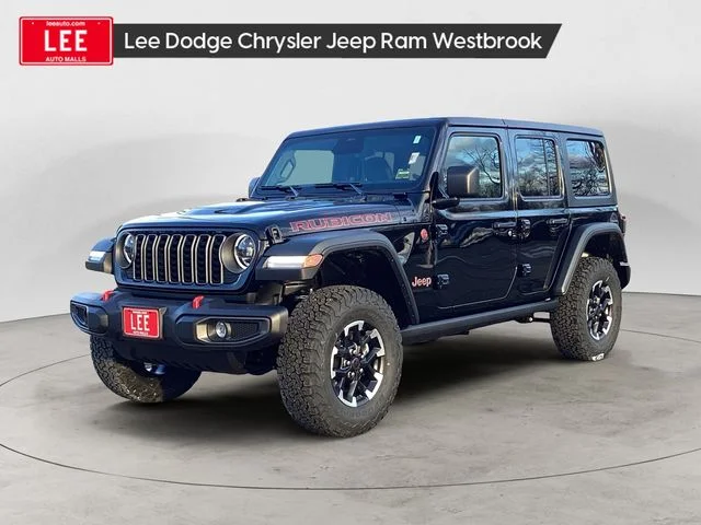 New 2026 Black Clearcoat Jeep 4-DOOR RUBICON image 1
