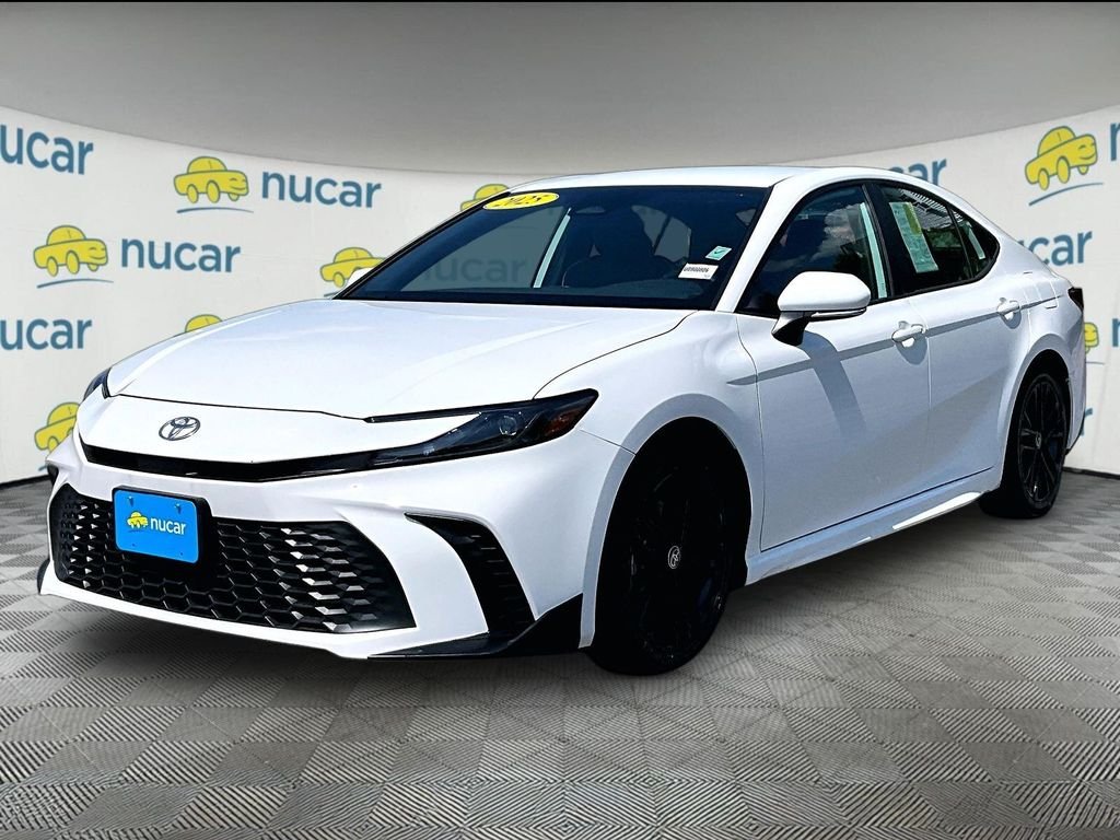 Used 2025 White Toyota SE image 3