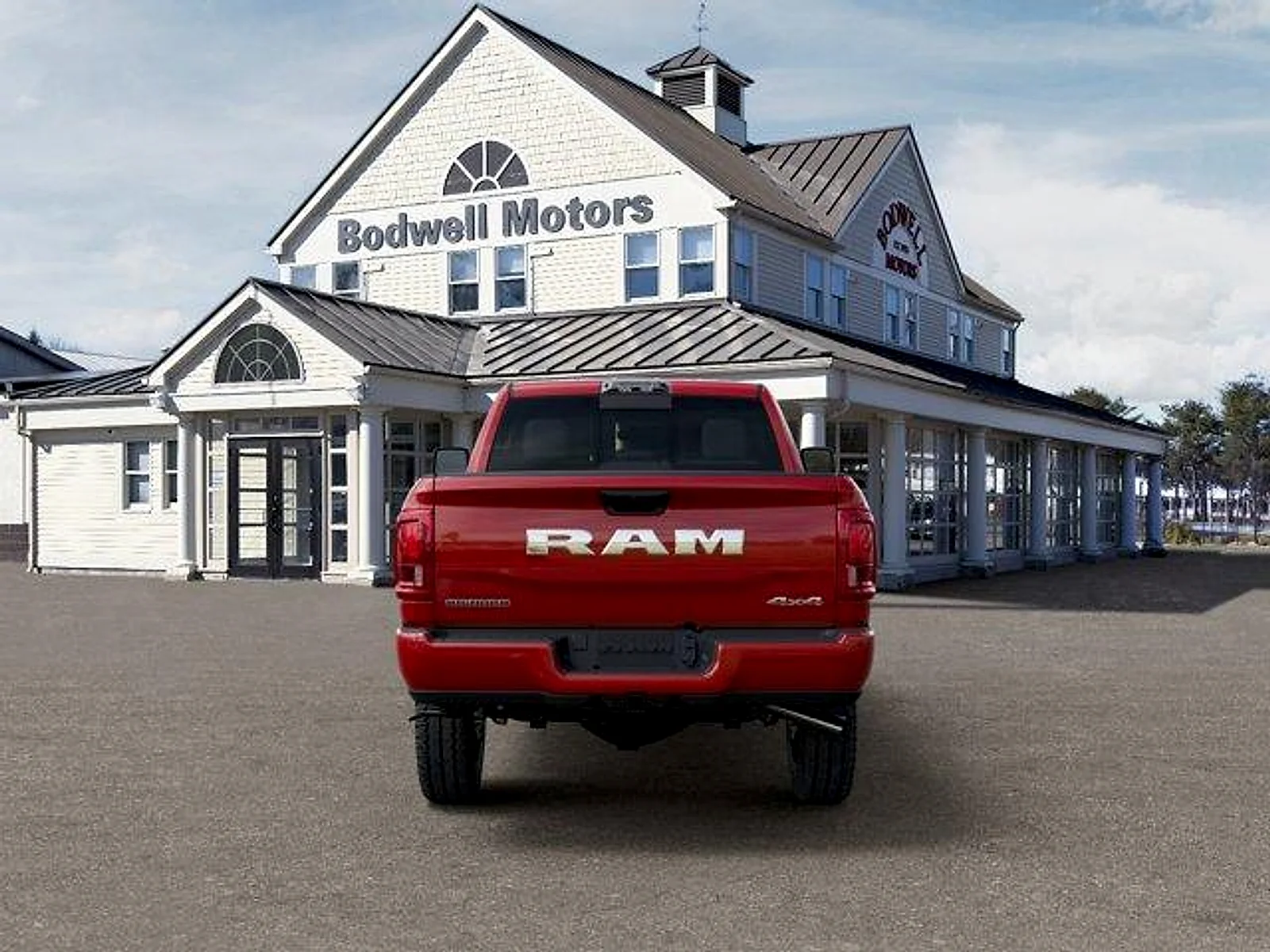 New 2026 Flame Red Clearcoat RAM Big Horn Crew Cab 4x4 6