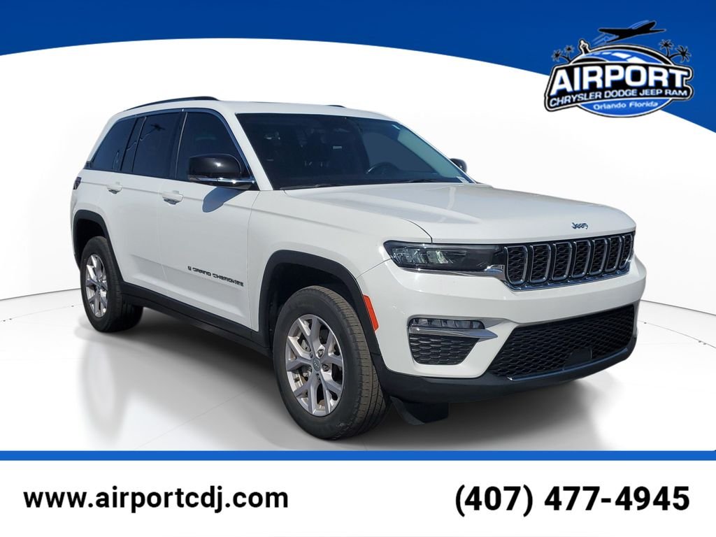 Used 2022 White Jeep Limited image 1