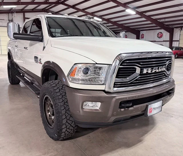 Used 2018 White Ram Laramie Longhorn image 1