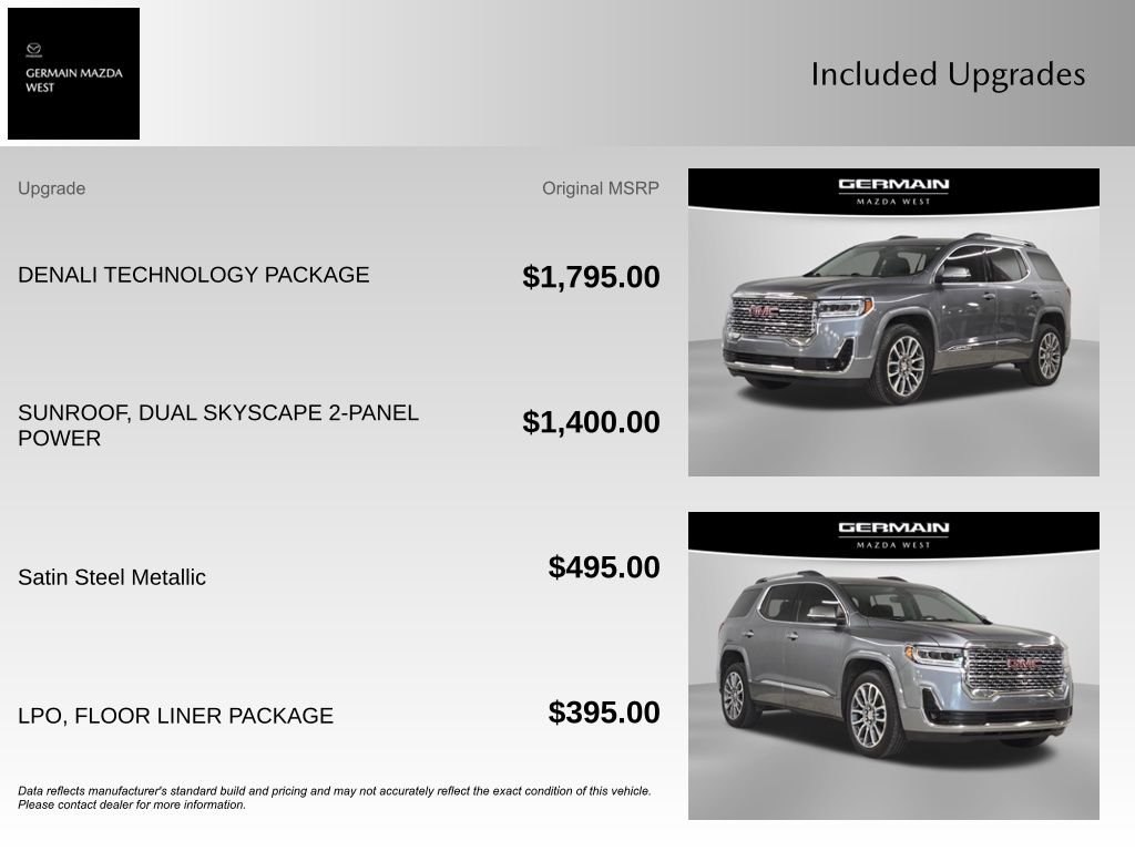 Used 2021 Gray GMC Denali image 9