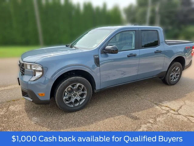 New 2026 Azure Gray Metallic Tri-Coat Ford XLT image 1