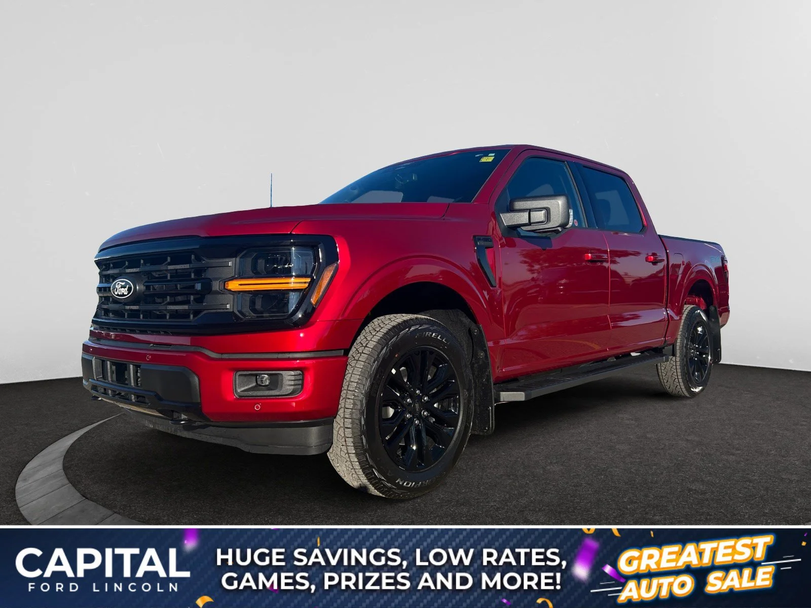 New 2026 Ruby Red Metallic Tinted Clearcoat Ford XLT image 1