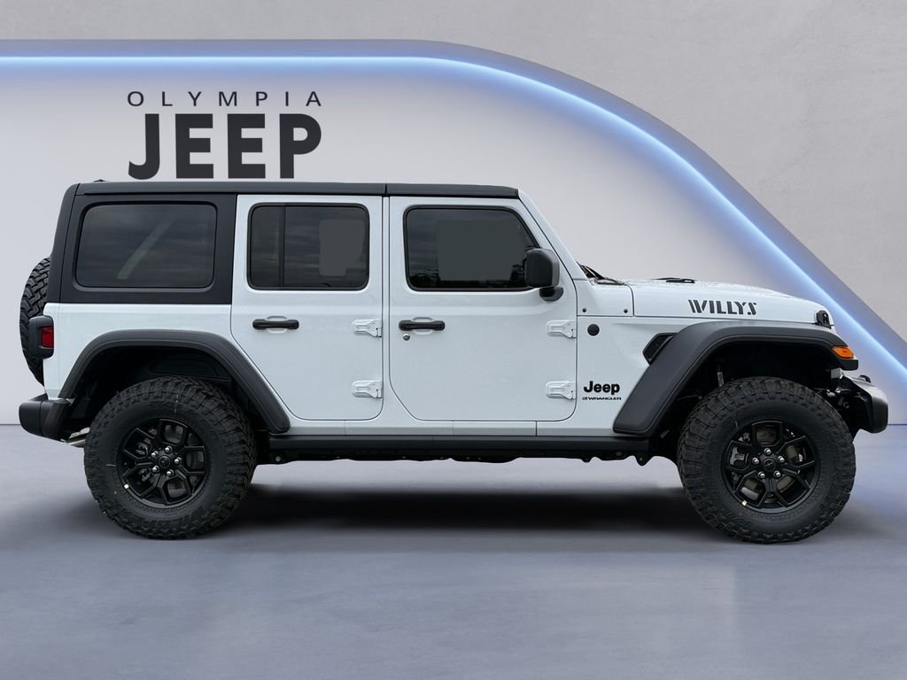 New 2026 Bright White Clear-Coat Exterior Paint Jeep Willys image 8