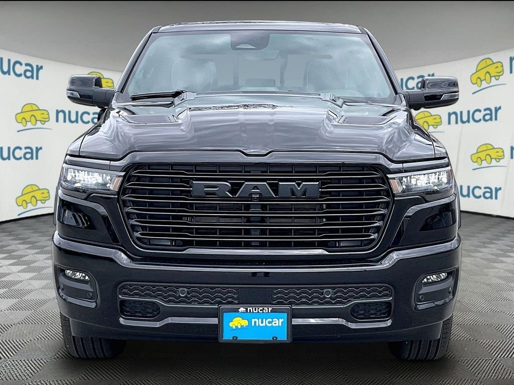 New 2026 Diamond Black Crystal Pearl-Coat Exterior Paint RAM Laramie image 3