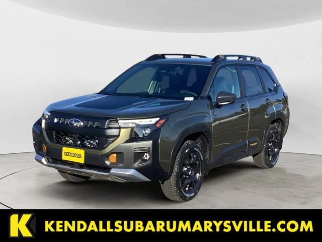 New 2026 Green Metallic Subaru Wilderness image 1