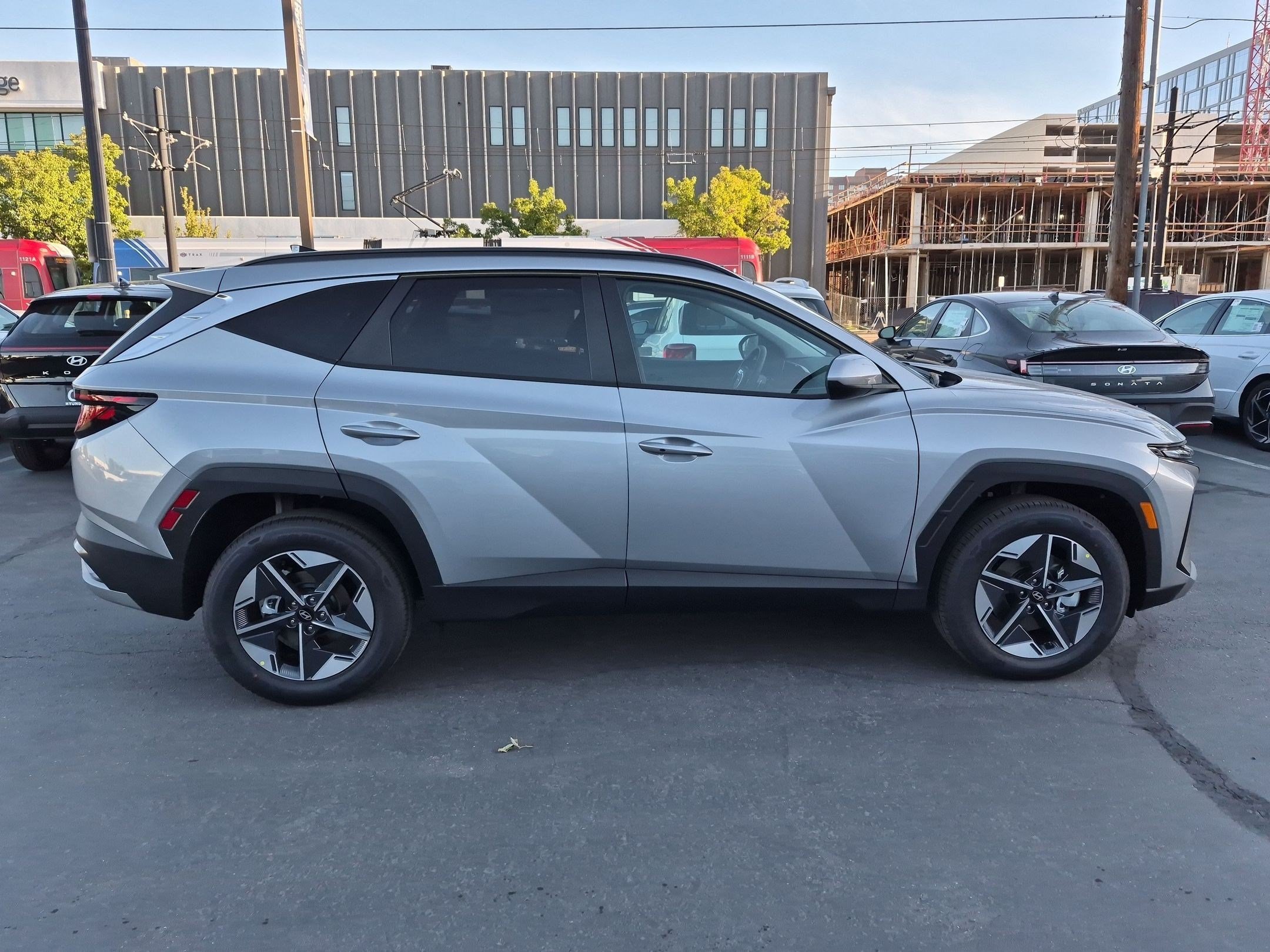 New 2026 Shimmering Silver Hyundai SEL AWD image 2