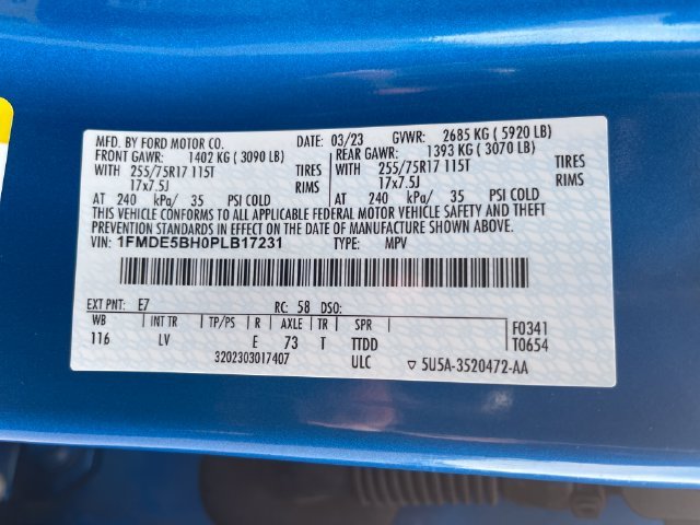 Used 2023 Blue Ford Big Bend image 28