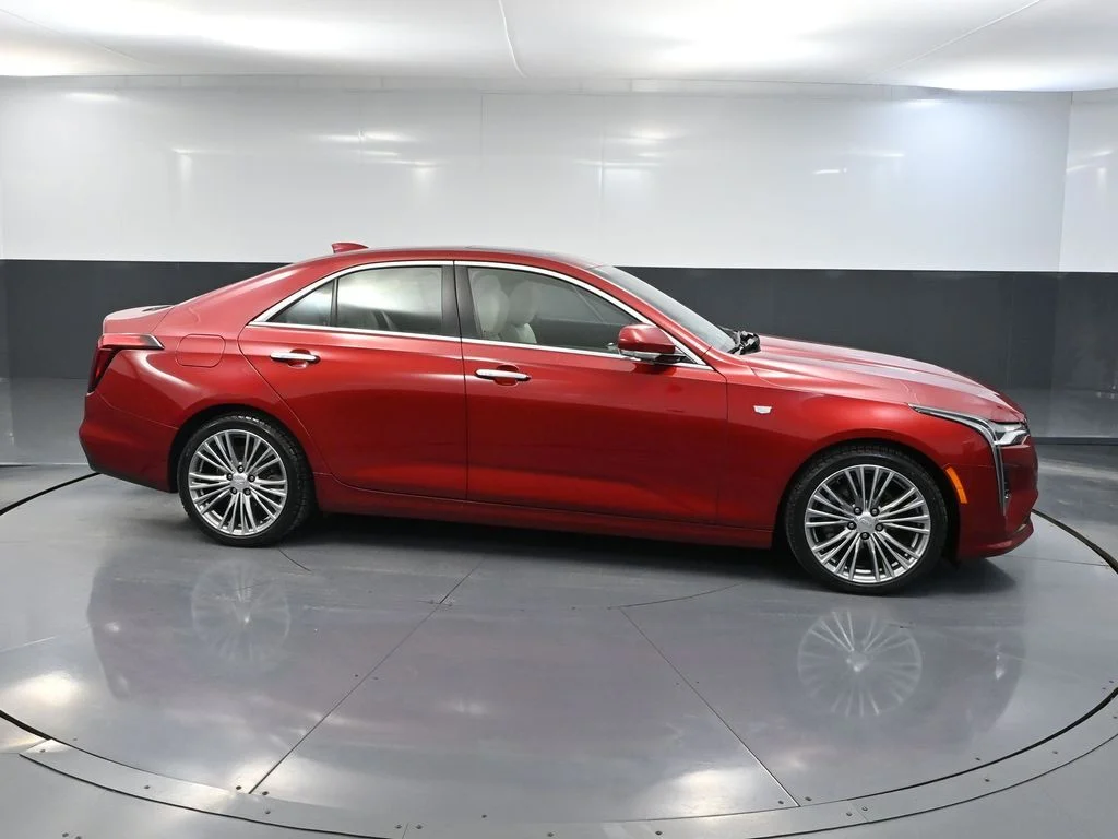 Used 2021 Red Cadillac Premium Luxury image 3