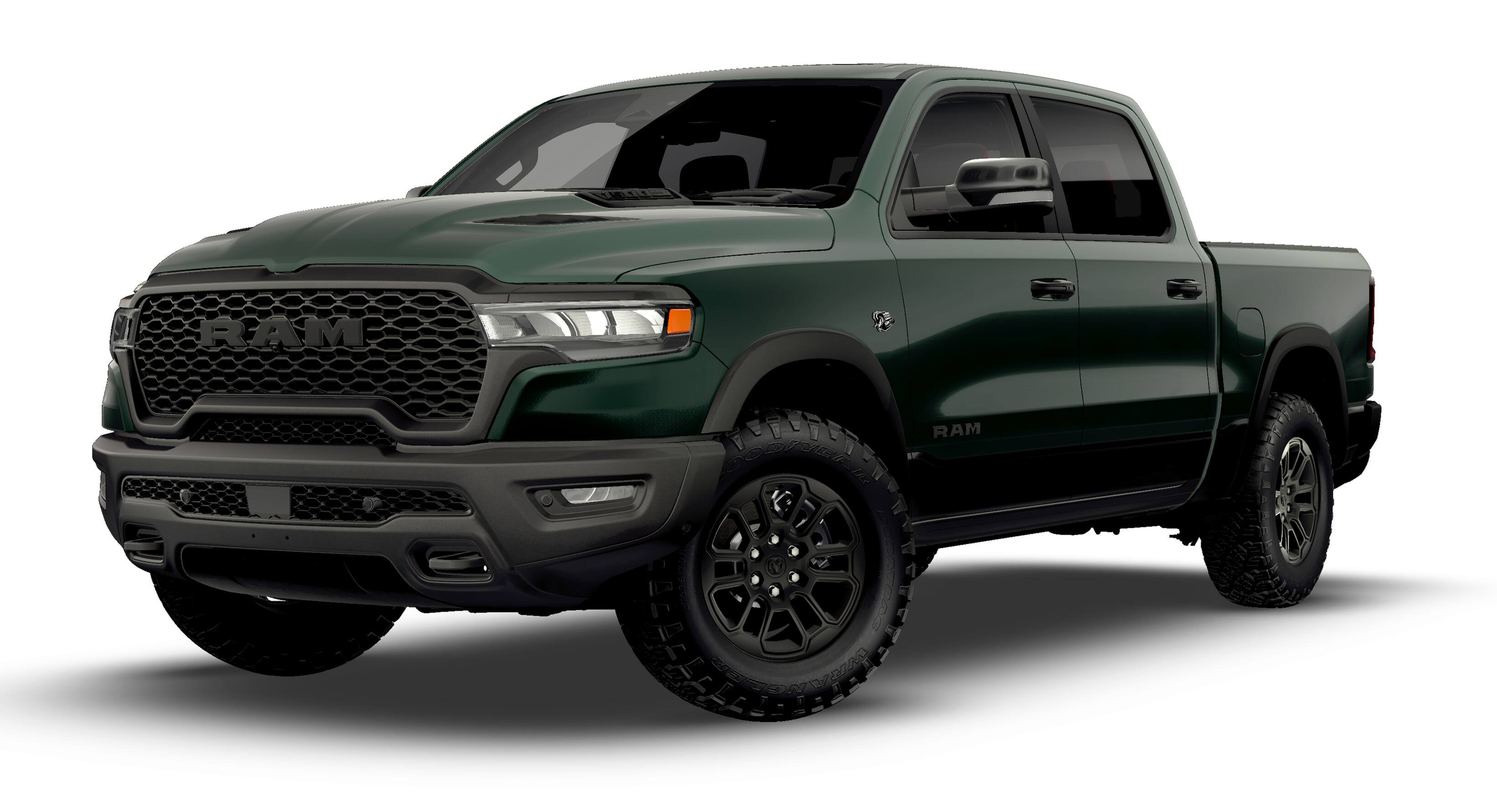 New 2026 Serrano-Green Metallic Exterior Paint RAM Rebel image 13
