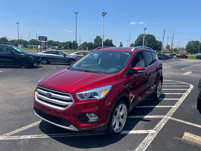 Used 2018 Red Ford Titanium image 1