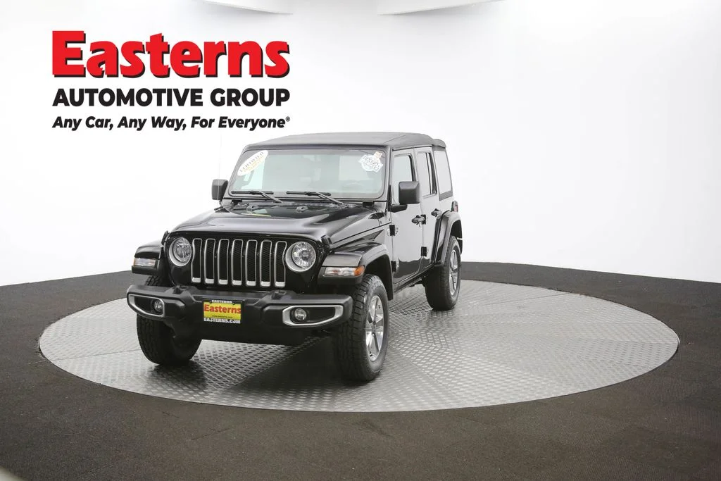 Used 2021 Black Jeep Unlimited Sahara image 51