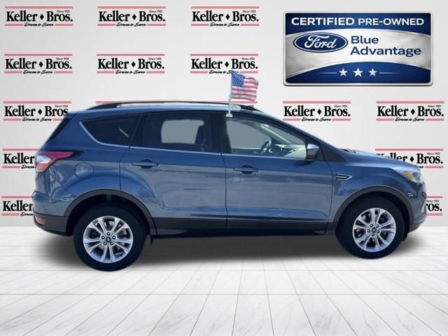 Certified Used 2018 Blue Metallic Ford SE image 8