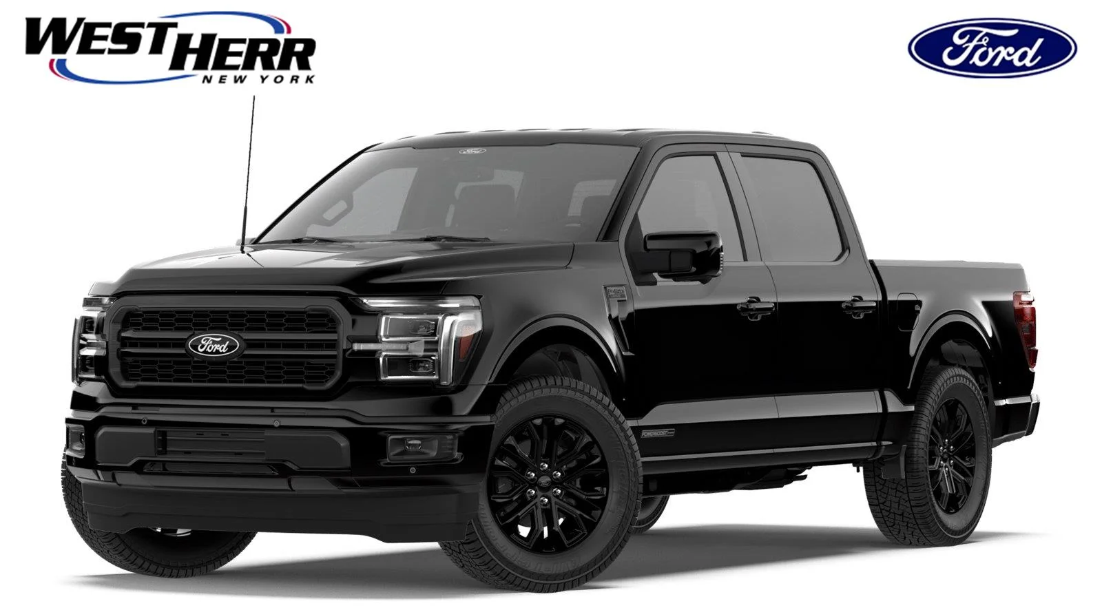 New 2026 Agate Black Metallic Ford Lariat® image 1
