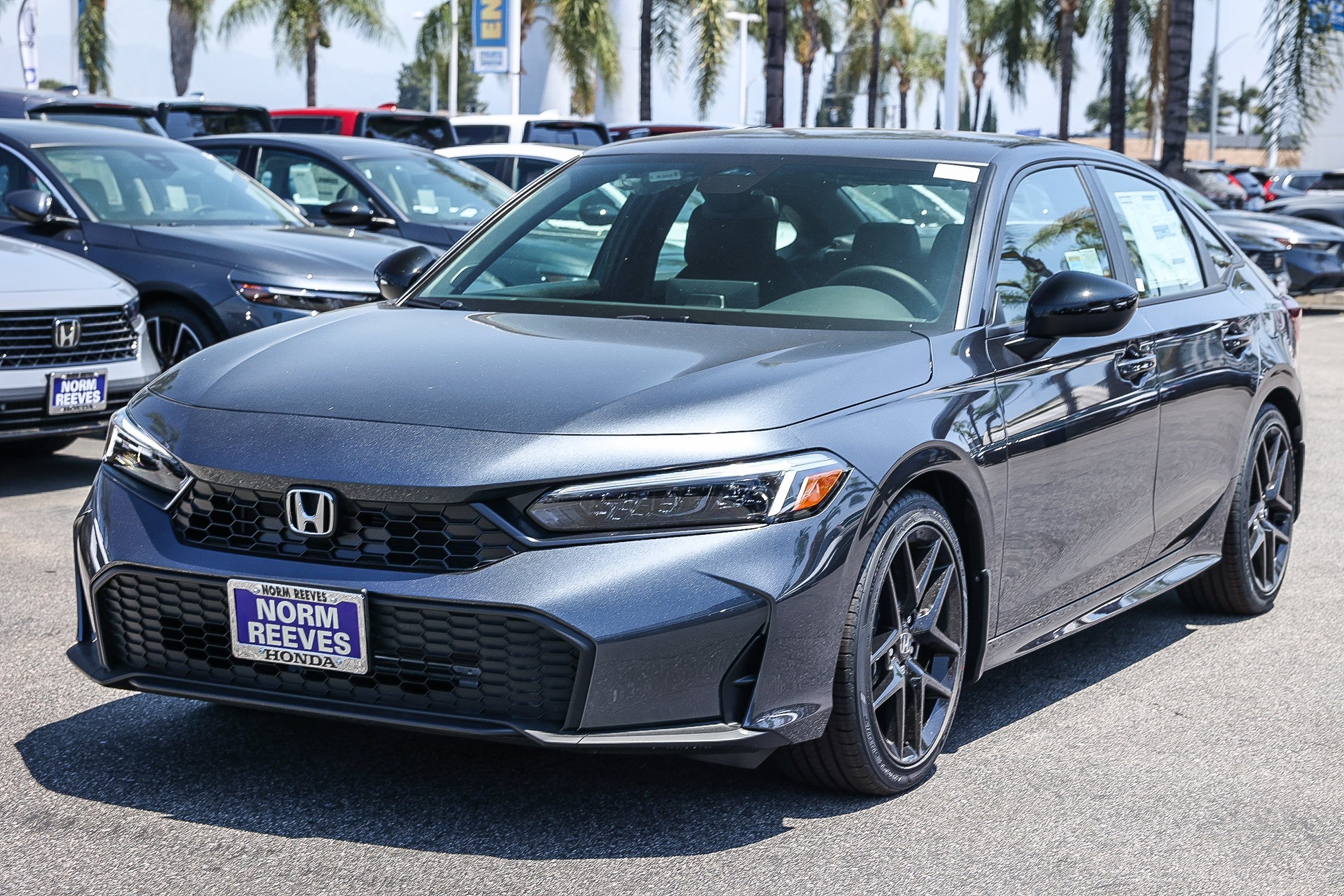 New 2026 Meteorite Gray Metallic Honda Sport CVT image 3