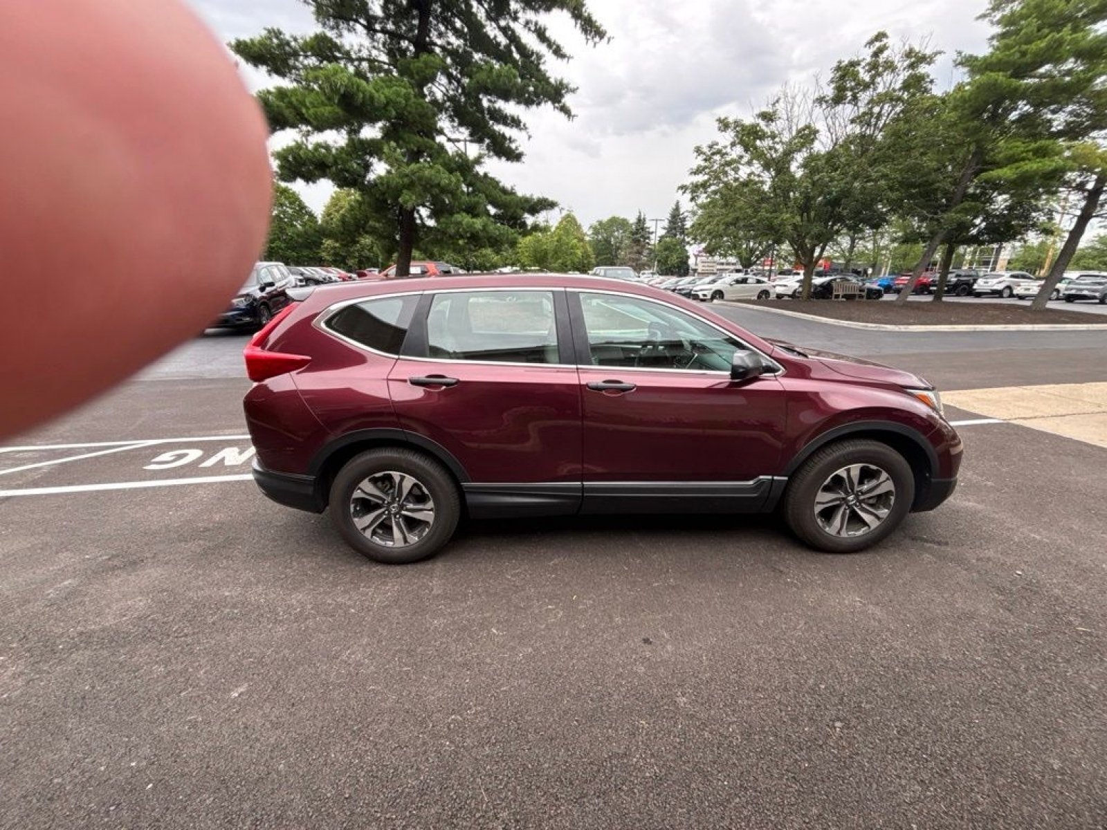 Certified Used 2018 Basque Red Pearl II Honda LX image 7