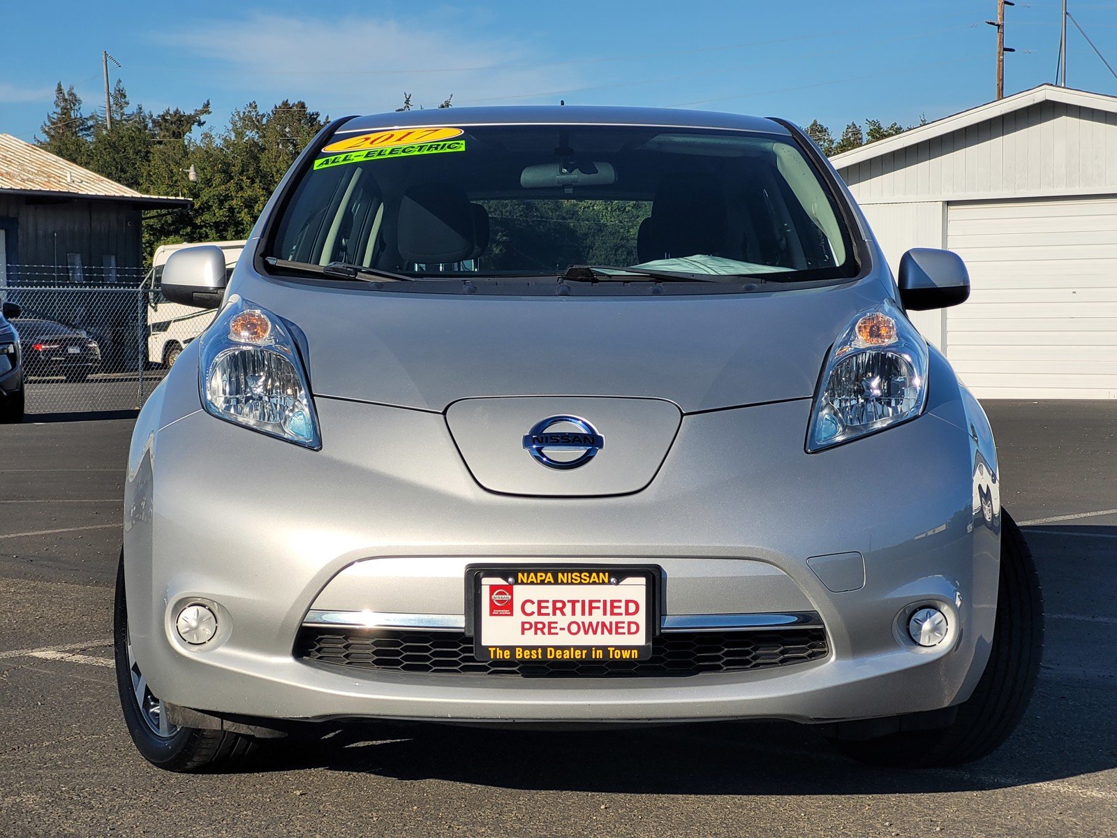 Certified 2017 Nissan LEAF SV with VIN 1N4BZ0CP5HC311947 for sale in Napa, CA