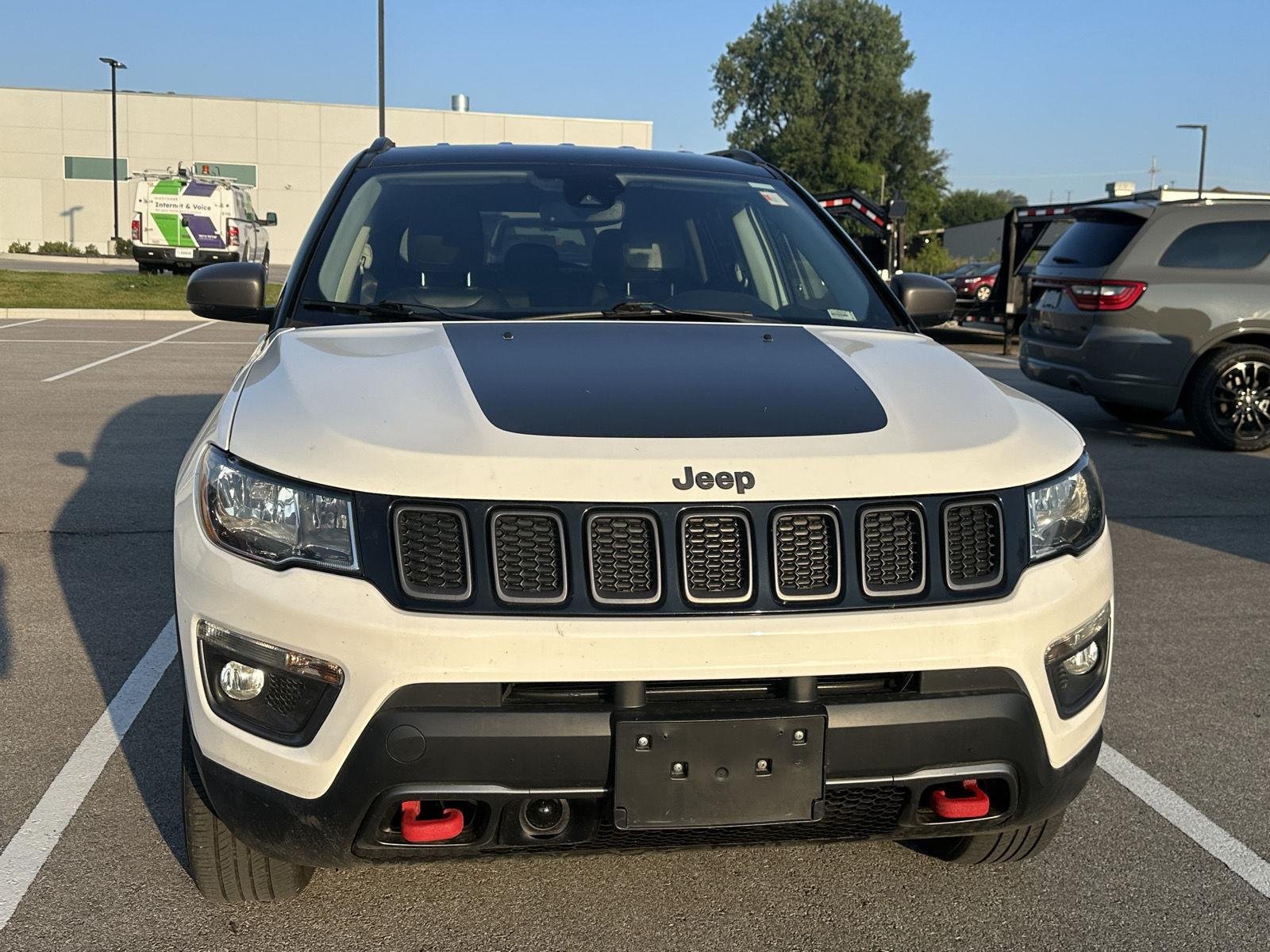 Used 2021 White Clearcoat Jeep Trailhawk image 6