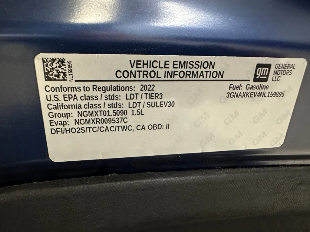 Certified Used 2022 Blue Glow Metallic Chevrolet LT image 39