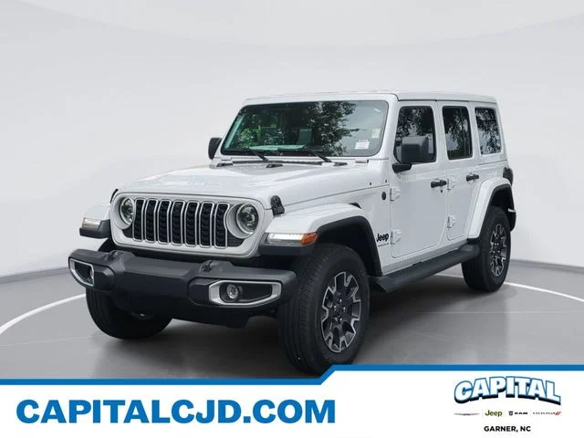 New 2025 Bright White Clear-Coat Exterior Paint Jeep Sahara image 1