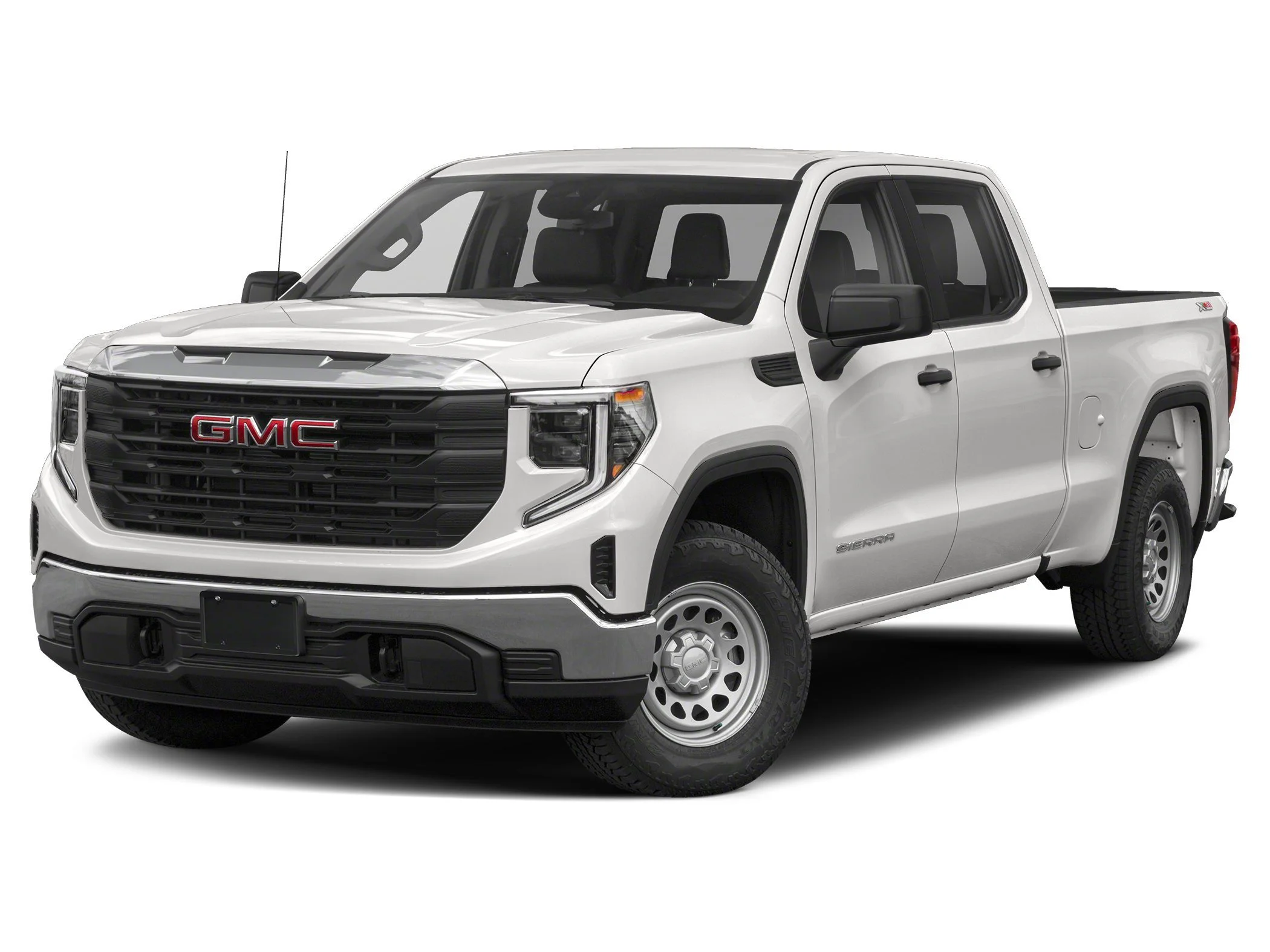 Used 2022 Summit White GMC SLT 4x2 Crew Cab 5.75 ft. box 147.4 in. WB image 1