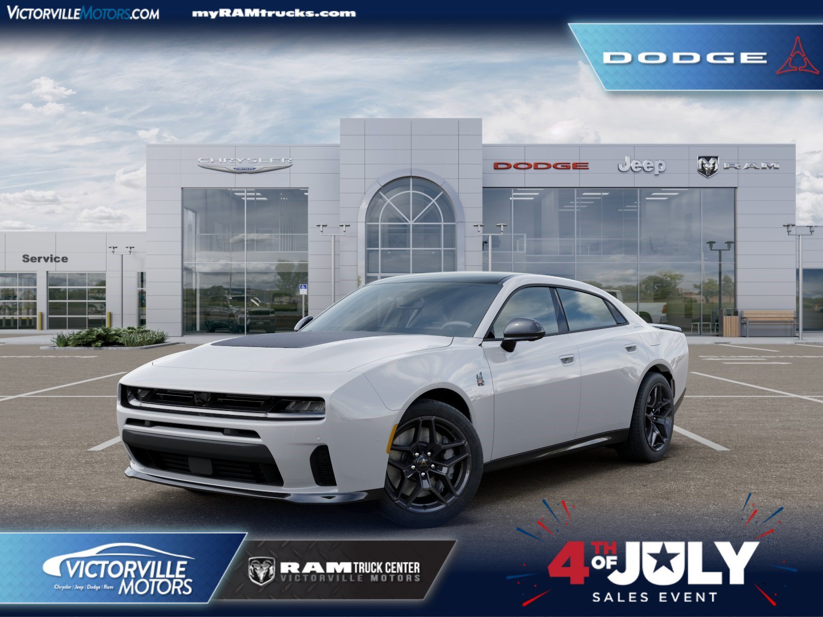 New 2026 White Knuckle Exterior Paint Dodge Scat Pack Plus image 1