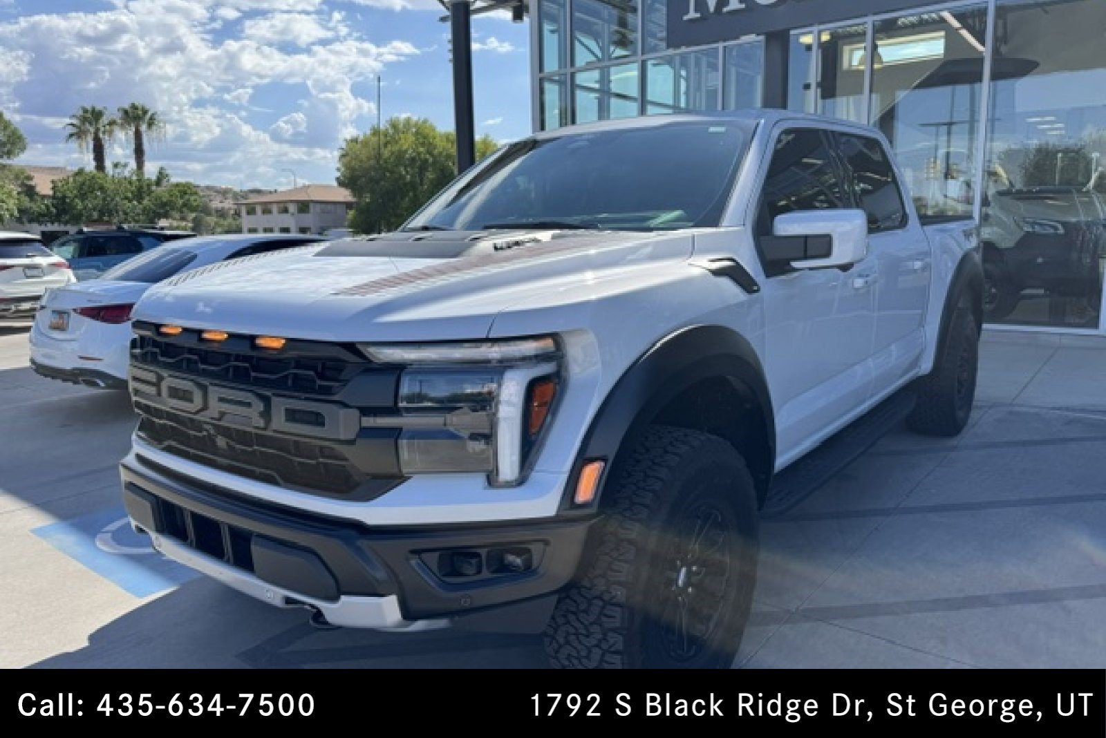 Used 2025 SPACE WHITE METALLIC Ford Raptor image 1