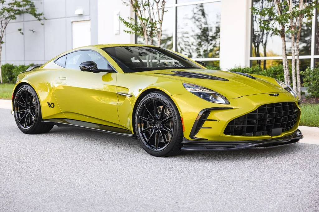 Used 2025 Yellow Aston Martin Base image 22