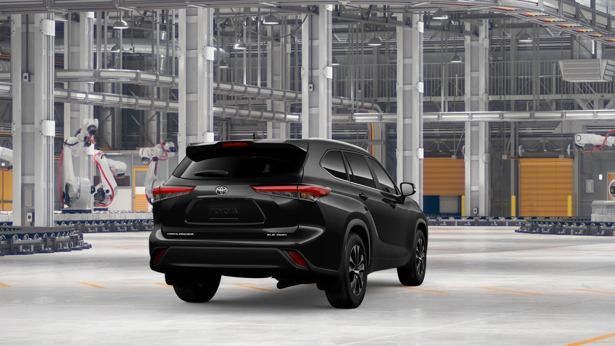 New 2026 Midnight Black Metallic Toyota XLE image 9