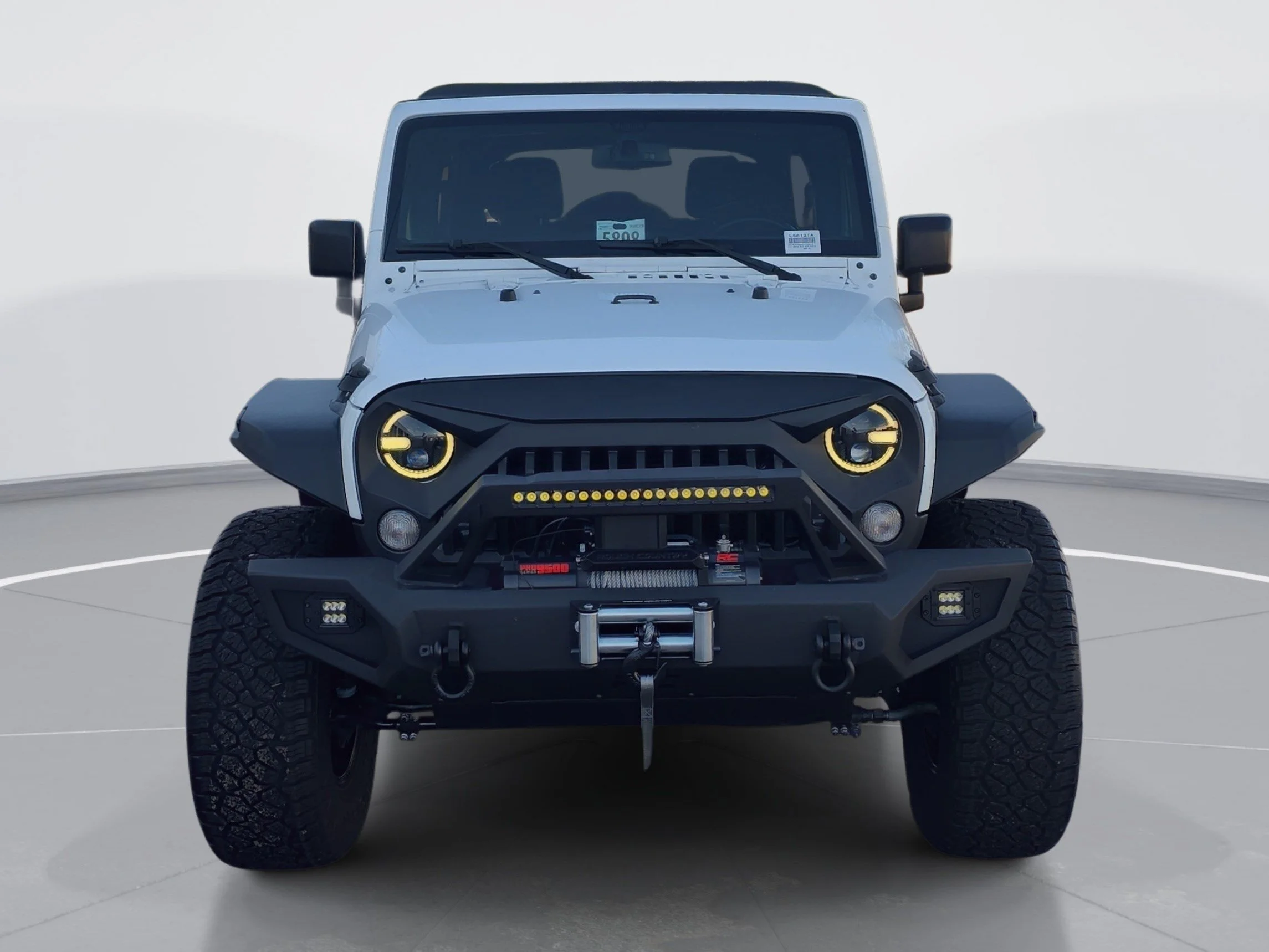 Used 2017 Bright White Clearcoat Jeep Sport image 8