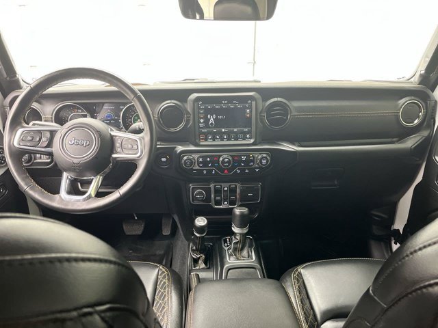 Used 2022 Bright White Clearcoat Jeep High Altitude image 14