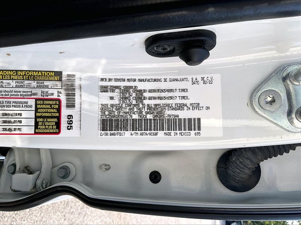 Used 2022 White Toyota TRD Sport image 33