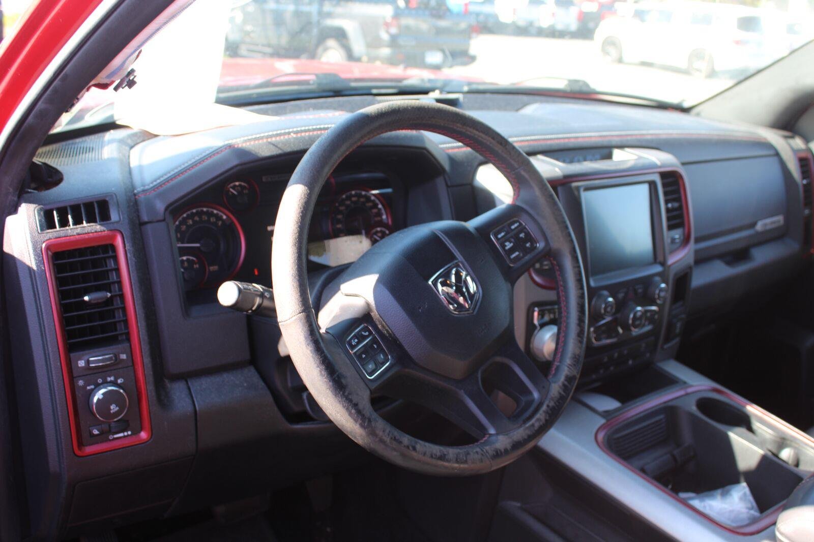 Used 2017 Flame Red Clearcoat Ram Rebel image 9