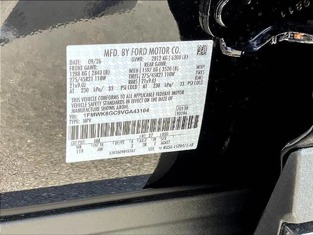 New 2027 Agate Black Metallic Ford ST image 50
