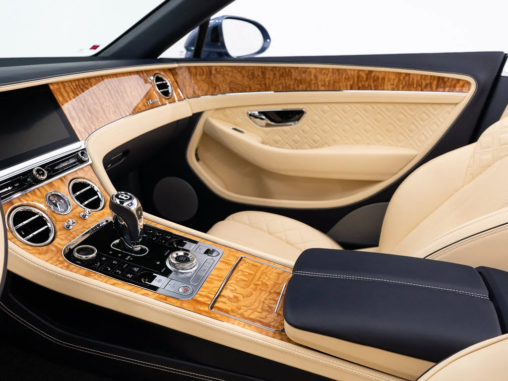 Certified Used 2023 Blue Crystal Bentley Azure Convertible image 33