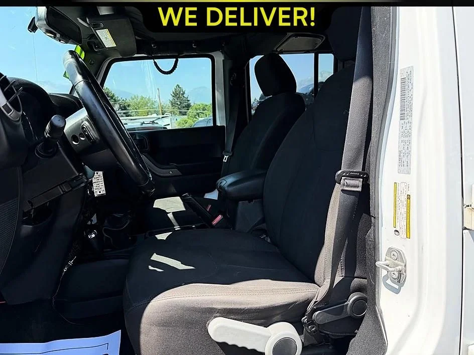 Used 2016 White Jeep Unlimited Sport image 9