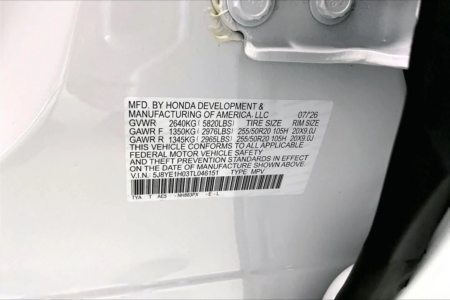 New 2026 Platinum White Pearl Acura w/A-Spec Package image 20
