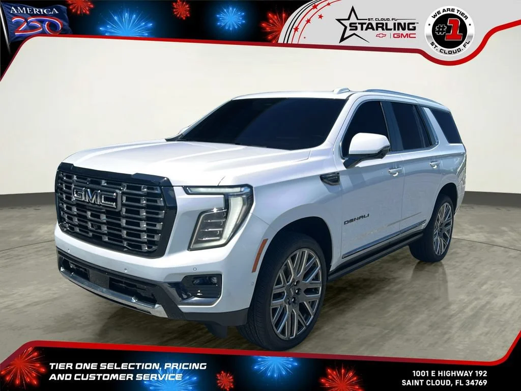 Used 2026 Glacier White Tricoat GMC Denali Ultimate image 1