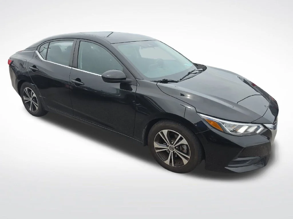 Certified Used 2021 Black Nissan SV image 3