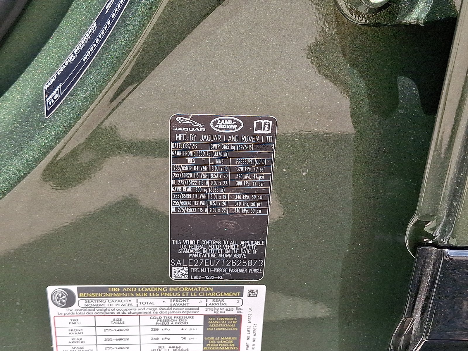 New 2026 Woolstone Green Land Rover P400 X-Dynamic SE image 21