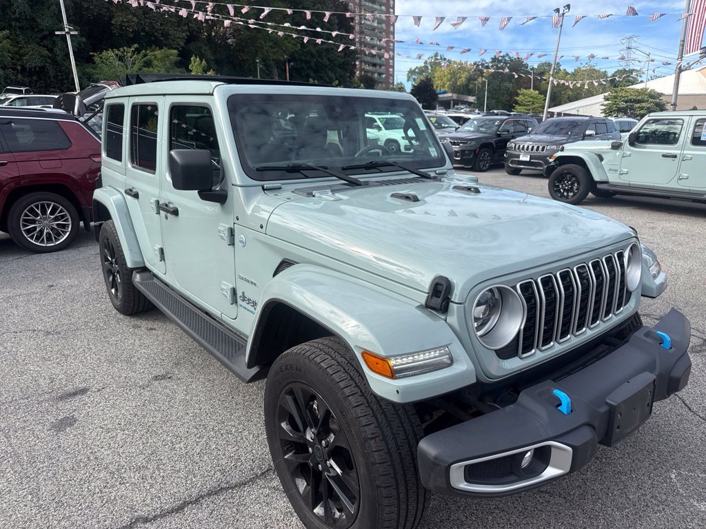 Used 2024 Gray Jeep Sahara 4xe image 1