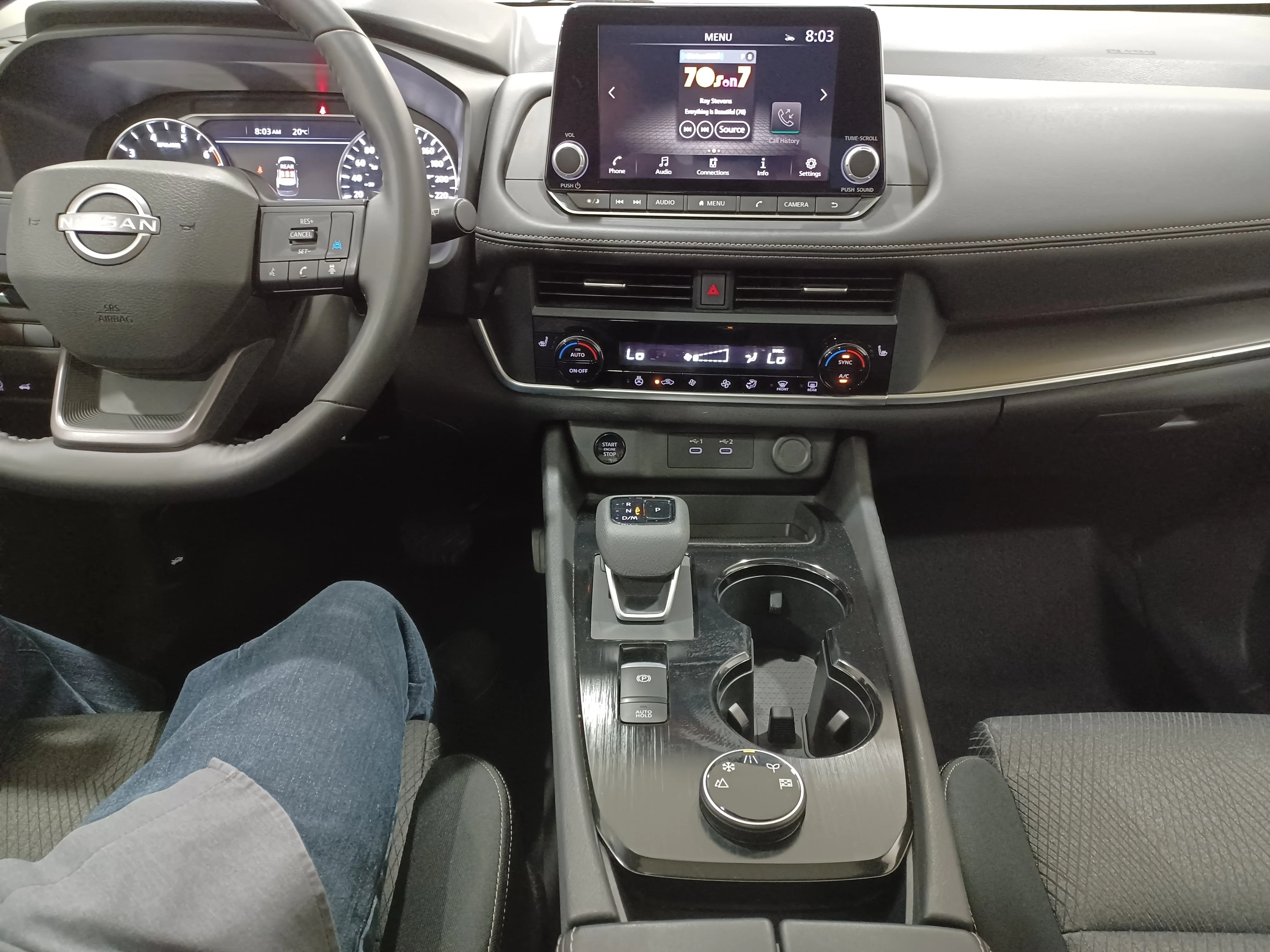 Certified Used 2025 Everest White Tricoat Pearl Nissan SV*Adaptive Cruise | Remote Start | Htd Seats | Pano Roof | Htd Wheel | Blind Spot Detection image 16