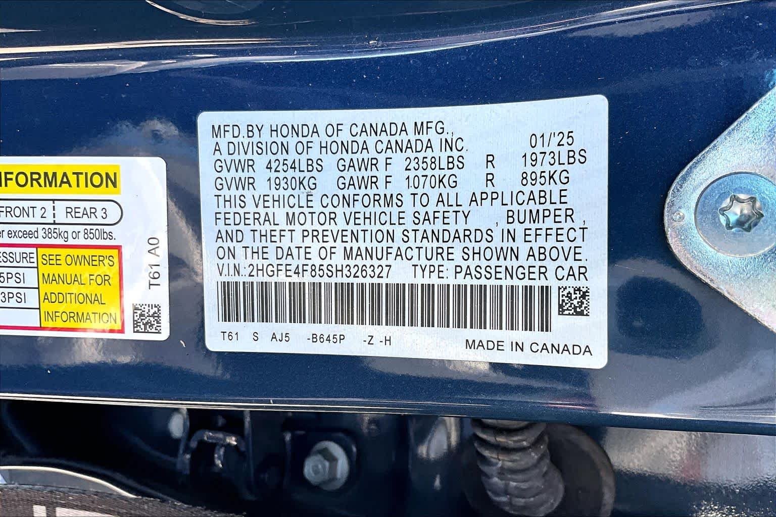Used 2025 Blue Lagoon Pearl Honda Sport Touring image 37