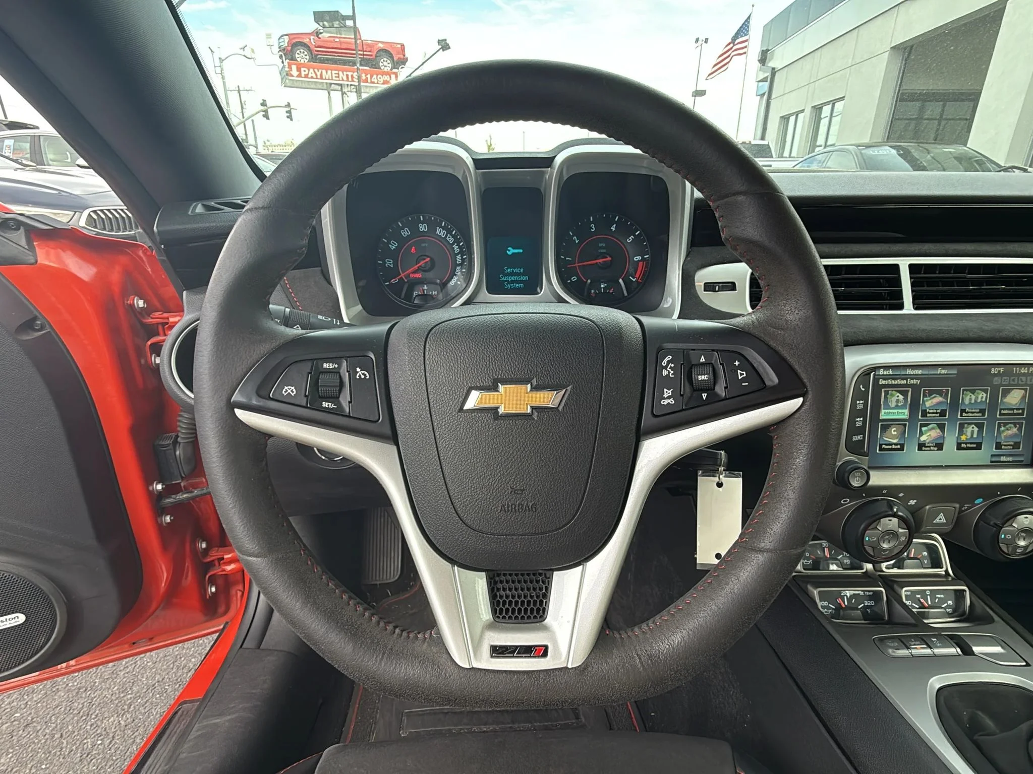Used 2013 Inferno Orange Metallic Chevrolet ZL1 image 16