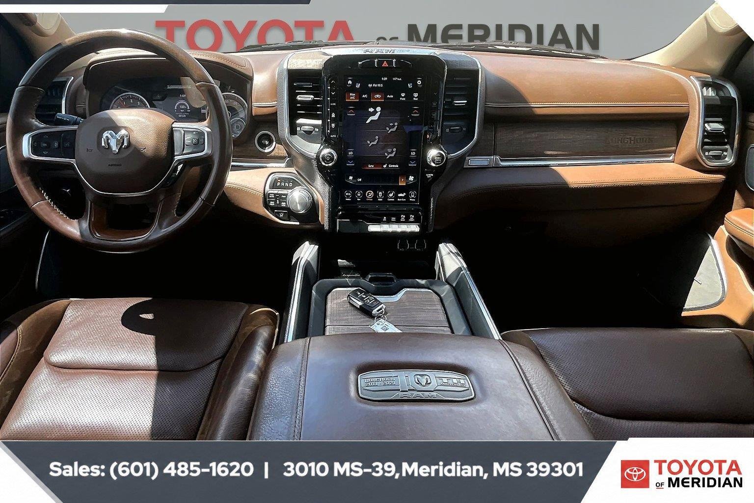 Used 2021 Diamond Black Crystal Pearlcoat Ram Longhorn image 13