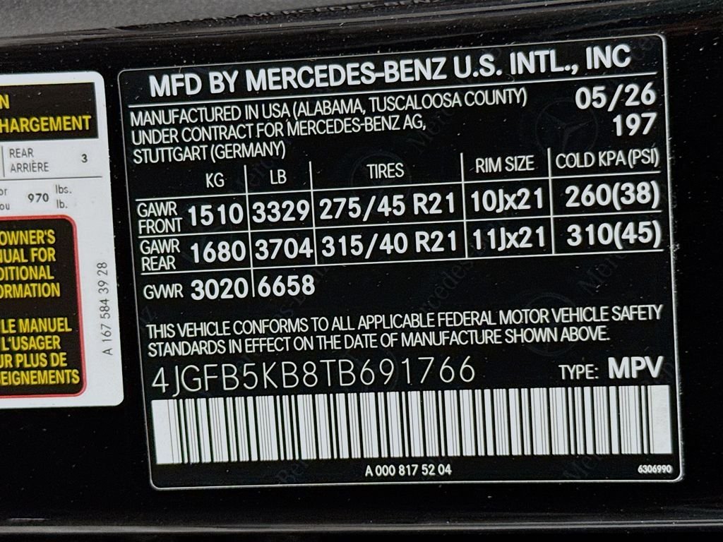 New 2026 Obsidian Black Metallic Mercedes-Benz GLE 450 image 34