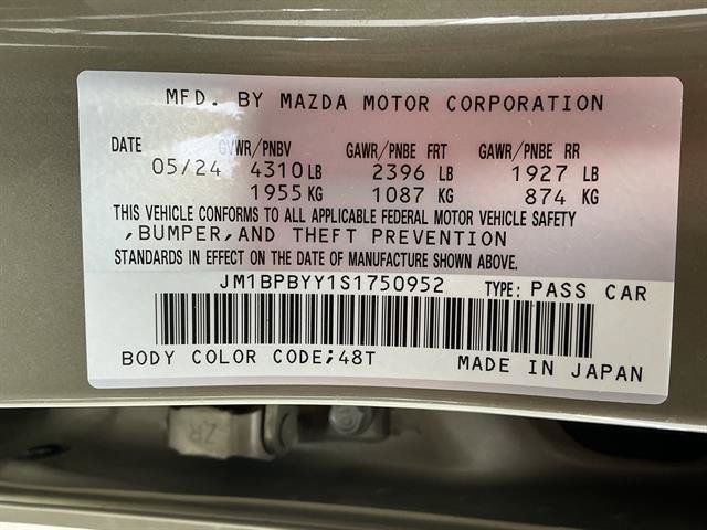 Certified Used 2025 Zircon Sand Metallic Mazda 2.5 Carbon Turbo image 14